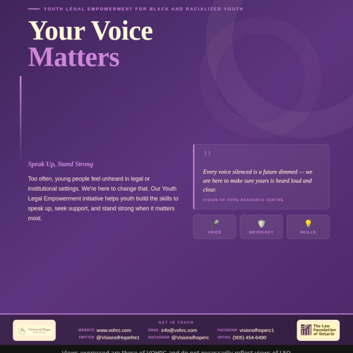 Your Voice Matters