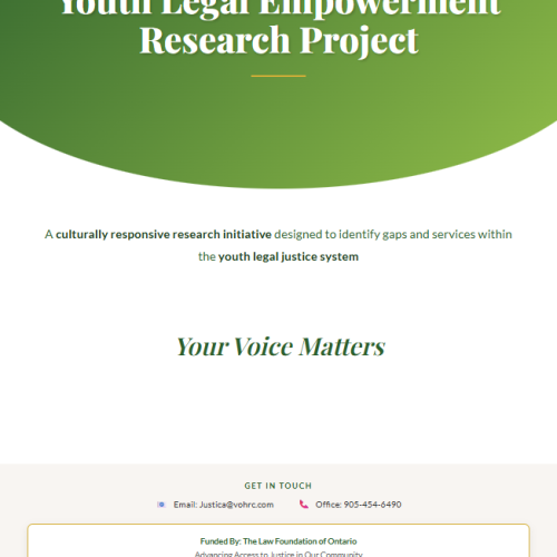 Youth Legal Empowerment Research Project